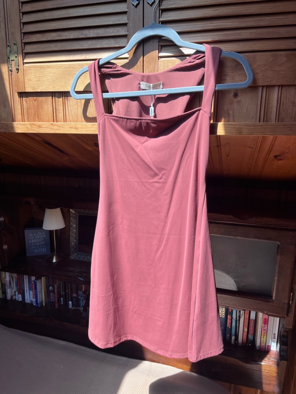 QINSEN Bodycon Athleisure Stretch Flare Mini Dress